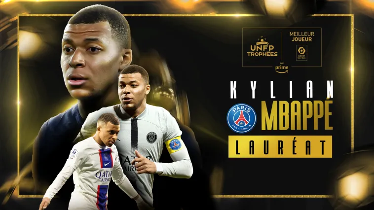 Combien de fois Kylian Mbappé a-t-il remporté le trophée UNFP du Meilleur  Joueur de Ligue 1 ?