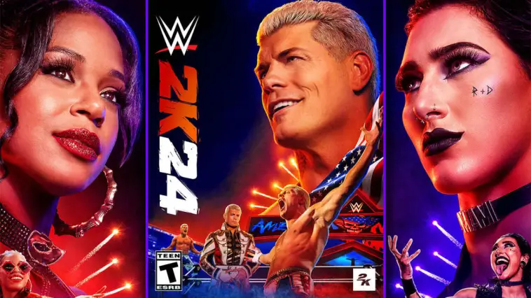 Qui est la superstar de la WWE en vedette sur la couverture de WWE 2K24 ?