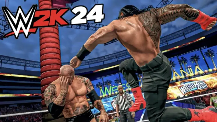 Quel type de match a été ajouté dans WWE 2K24, permettant aux joueurs de se battre dans un environnement plus interactif et destructible ?