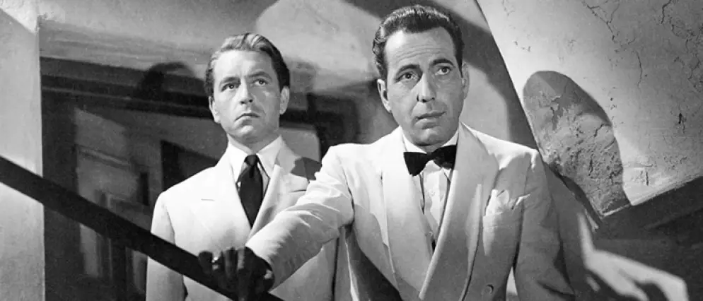 Qui joue le rôle principal de Rick Blaine dans "Casablanca" ?