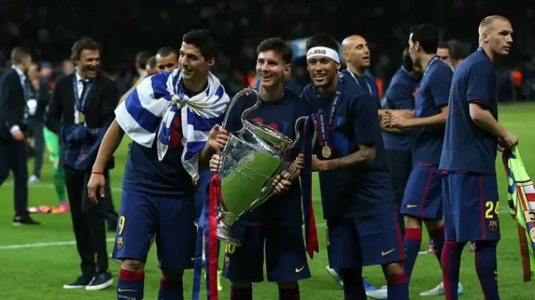 Contre quelle équipe le FC Barcelone, avec le trio MSN, a remporté la finale de la Ligue des Champions 2014-2015 ?