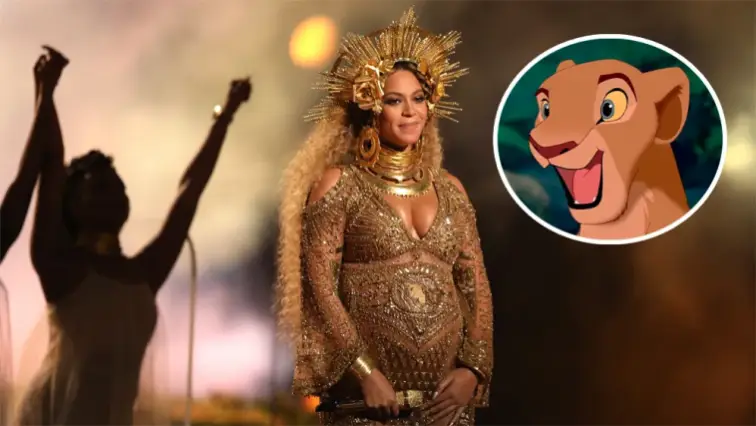 Dans quel film d'animation Beyoncé a-t-elle prêté sa voix pour le personnage de Nala ?